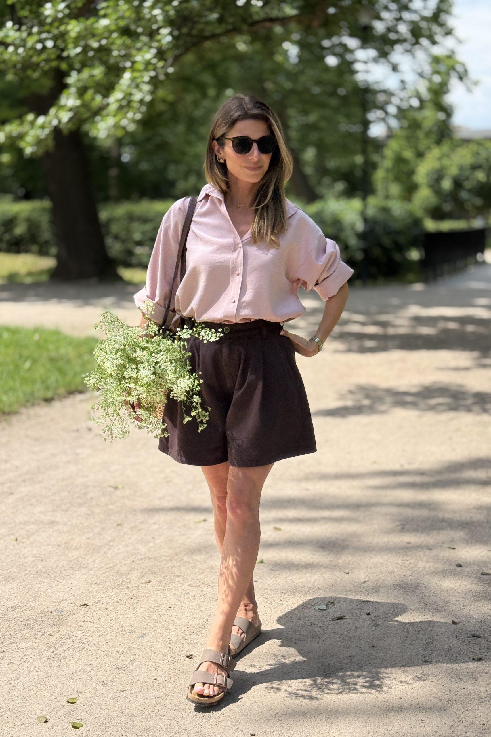 Szorty Chocolate Jeans Petite - obrazek 3